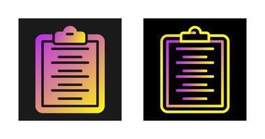 Writing Pad Vector Icon