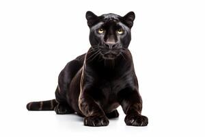 AI generated Black panther clipart photo