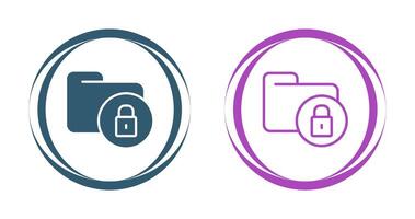 Secure Folder Vector Icon