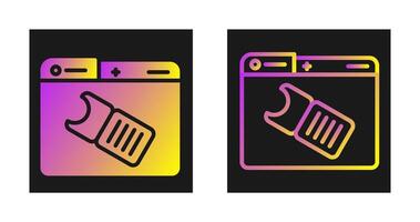 Ticket Vector Icon