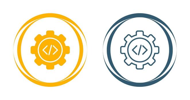 icono de vector de codificación