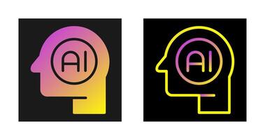 Artificial Intelligence Vector Icon