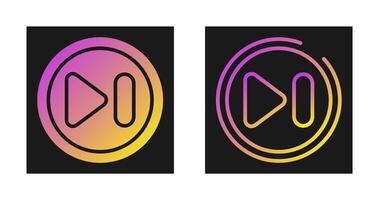 Next Track Button Vector Icon