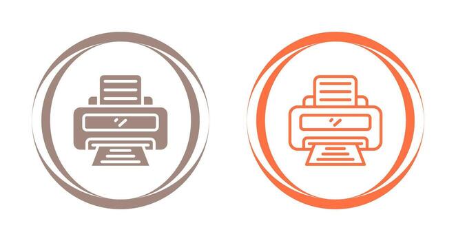 icono de vector de impresora