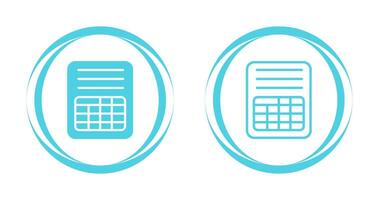 Spreadsheet Vector Icon