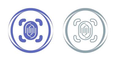 Fingerprint Scanner Vector Icon