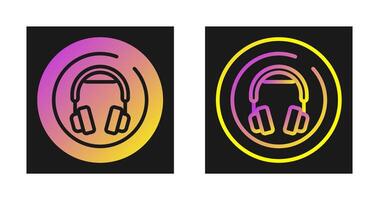 Headphones Circle Vector Icon