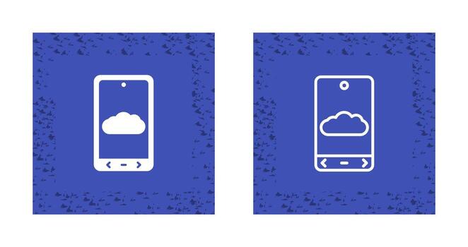 icono de vector de nube