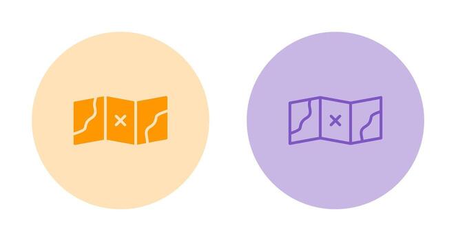 icono de vector de mapa