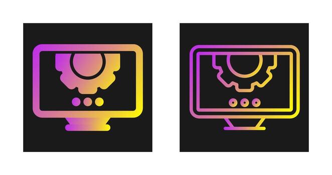 icono de vector de configuración