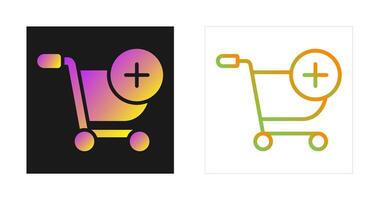 Shoping Cart Add Vector Icon