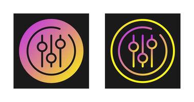 Audio Equalizer Circle Vector Icon