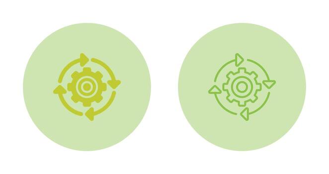 continuo integración vector icono