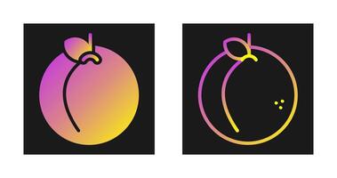 Peach Vector Icon