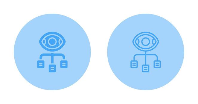 icono de vector de visualización de datos