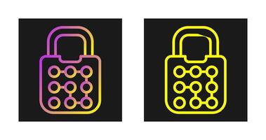 Pattern Lock Vector Icon