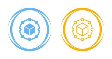 Blockchain Analytics Vector Icon