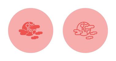 Cloudy Night Vector Icon