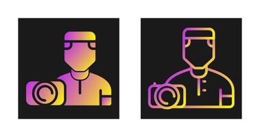 Camera man Vector Icon