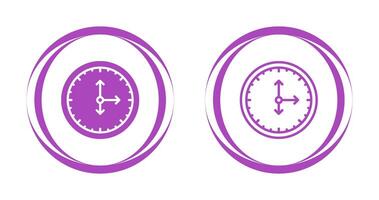 icono de vector de reloj