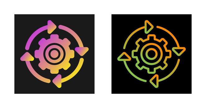 continuo integración vector icono