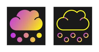 icono de vector de nube