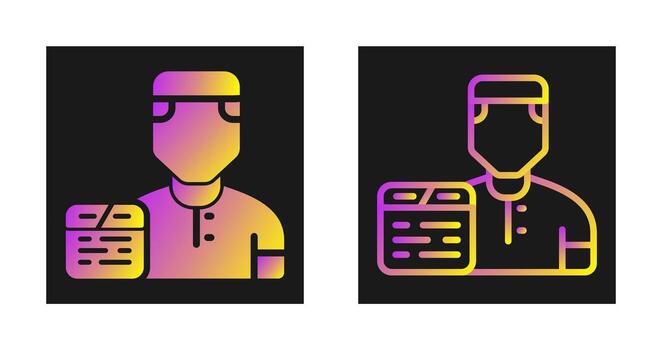 web desarrollador vector icono