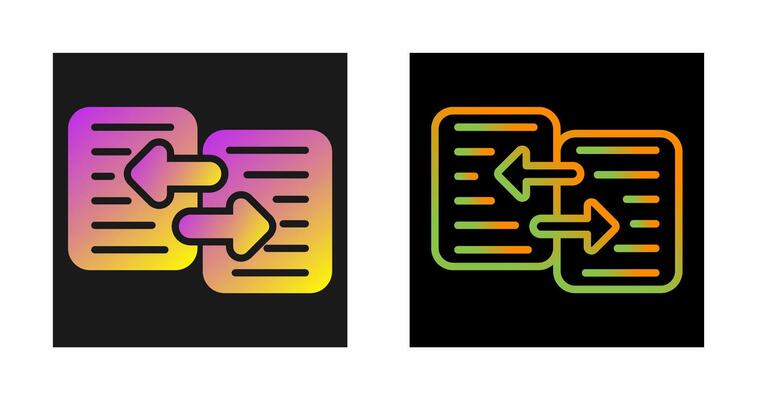 Data Transfer Vector Icon