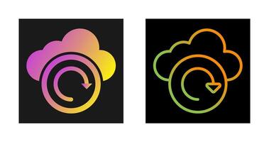 Cloud Backup Vector Icon