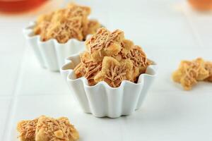 Crunchy Cheese  Kaastengels Cookies. photo