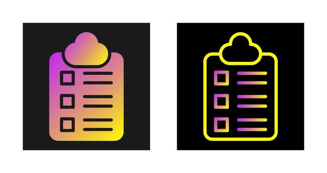 Checklist Vector Icon
