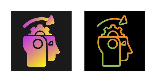 Machine Learning Vector Icon