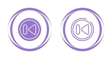 Previous Track Button Vector Icon