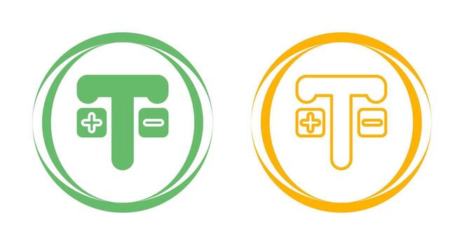 icono de vector de texto