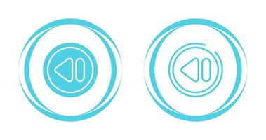 Rewind Button Vector Icon