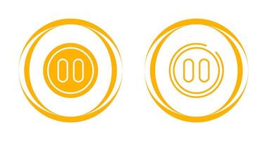 Pause Button Vector Icon