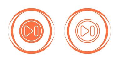 Next Track Button Vector Icon