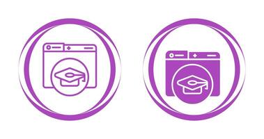 Online Education Vector Icon