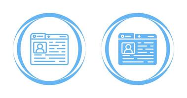 Profile Vector Icon