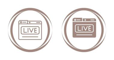 Live Stream Vector Icon