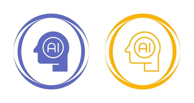 Artificial Intelligence Vector Icon