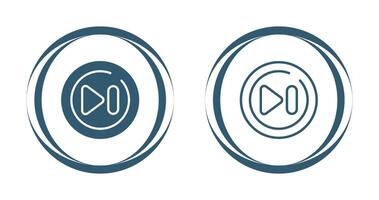 Fast Forward Circle Vector Icon