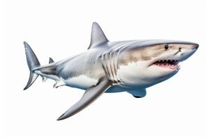 AI generated Great white shark clipart photo