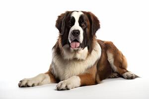 AI generated saint Bernard dog clipart photo