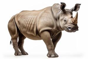 AI generated rhino illustration clipart photo