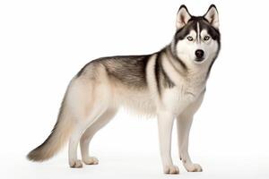 AI generated Siberian husky dog clipart photo