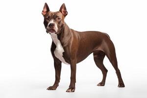 AI generated pit bull terrier clipart photo