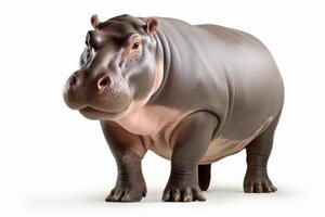 AI generated Hippo isolated clipart photo