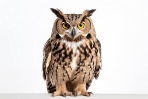 AI generated owl illustration clipart photo