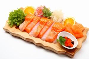 AI generated Sashimi food clipart photo